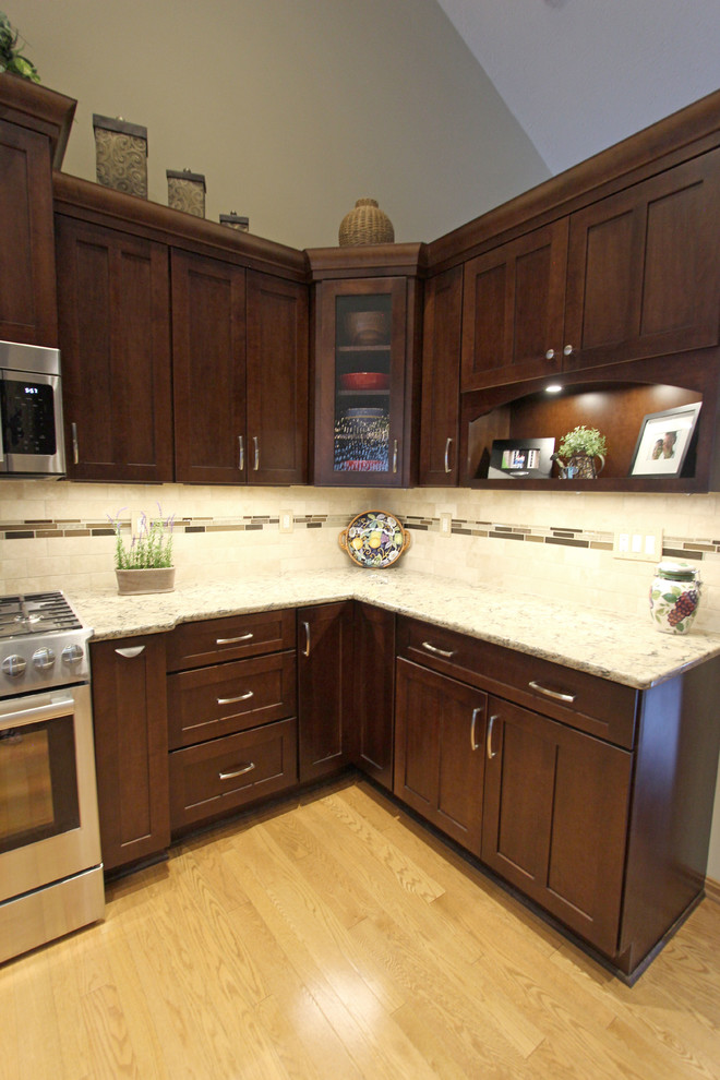 Traditional Kitchen: Medallion Cabinets with Cambria Bradshaw ...