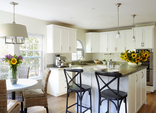 customer service representative explaining warranty for LED kitchen cabinets