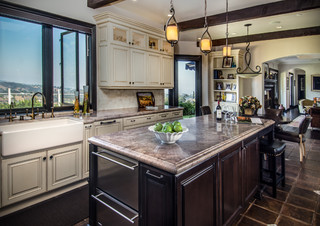 White Oak + Beige Kitchen Cabinets - Beck/Allen Cabinetry