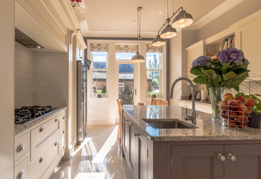 Design ideas for a victorian kitchen in Cheshire.