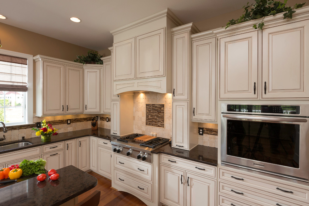 Traditional White Kitchen Remodel in Roanoke, VA Traditional