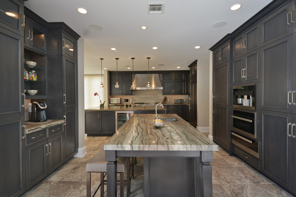Transitional Custom Kitchen Transitional Kitchen New York by