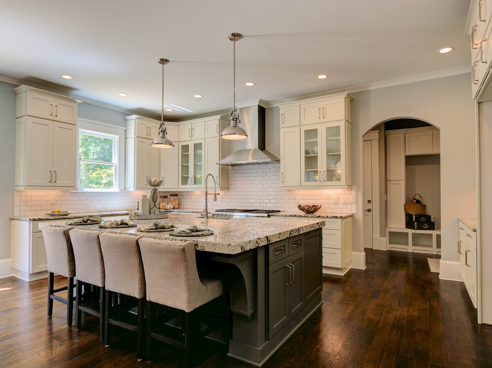 Transitional Design Custom Home Marietta, GA Transitional Kitchen