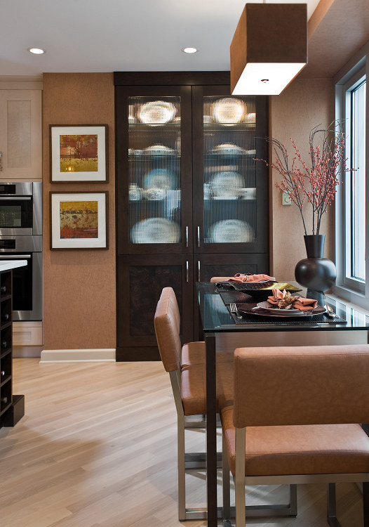 Transitional Elegance Condo Modern Kitchen Chicago by Interiors