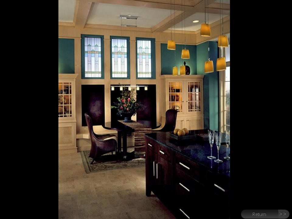 This is an example of a bohemian kitchen in St Louis.