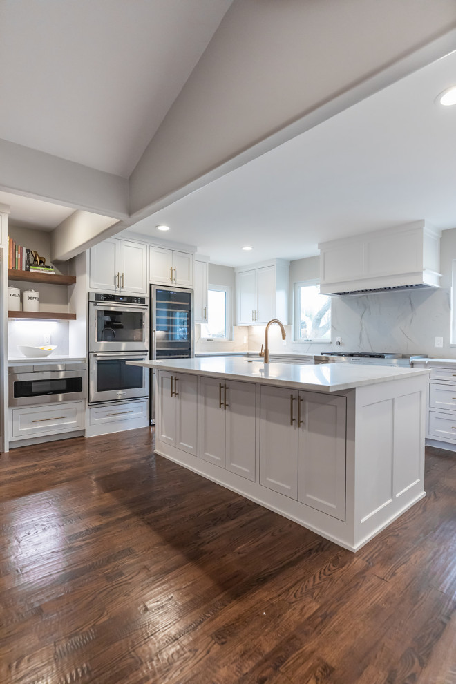 Transitional Kitchen Remodel: Lakewood Mercedes Drive - Transitional ...