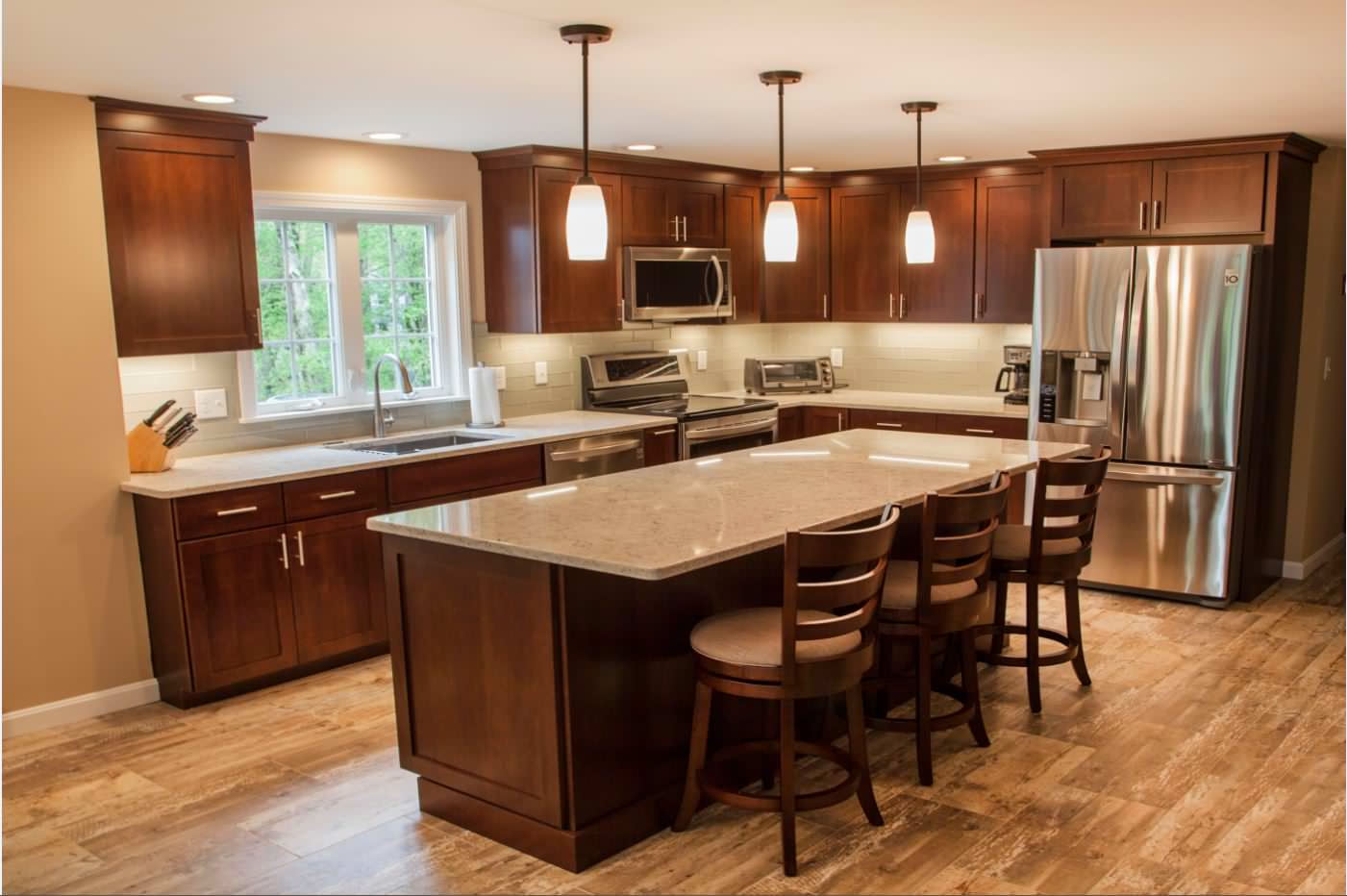 What Color Flooring With Light Brown Cabinets | Floor Roma