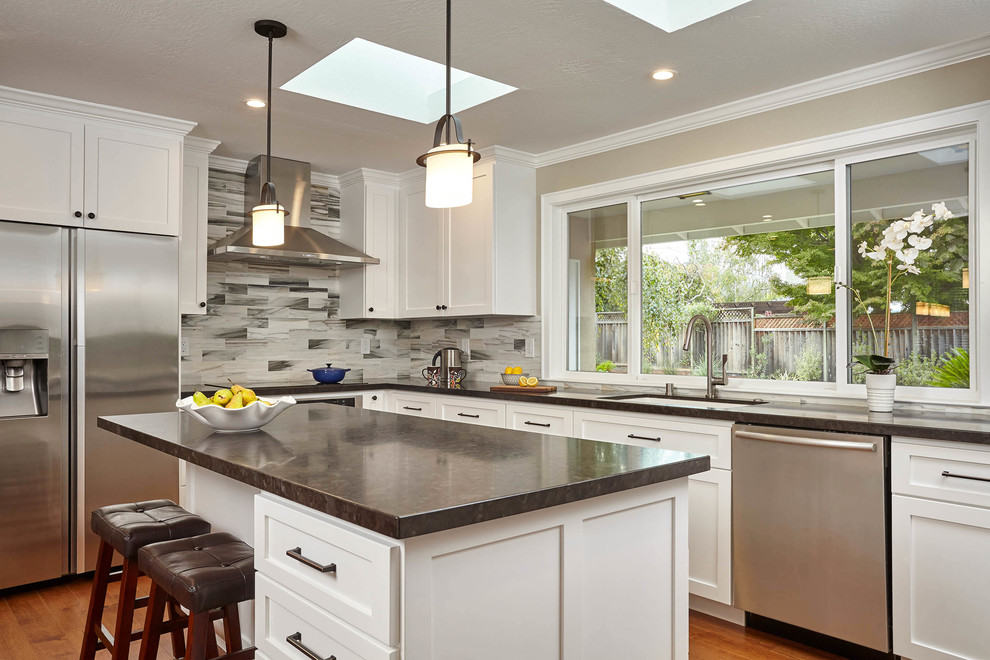 Transitional Traditional Mountain View Home Transitional Kitchen San Francisco By Dmd General Construction Inc