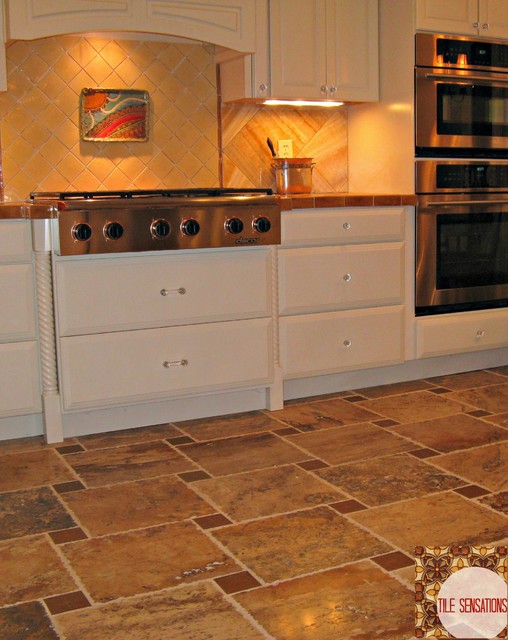 Travertine Kitchen Tile - Fusion - Kitchen - Other - by Tile Sensations