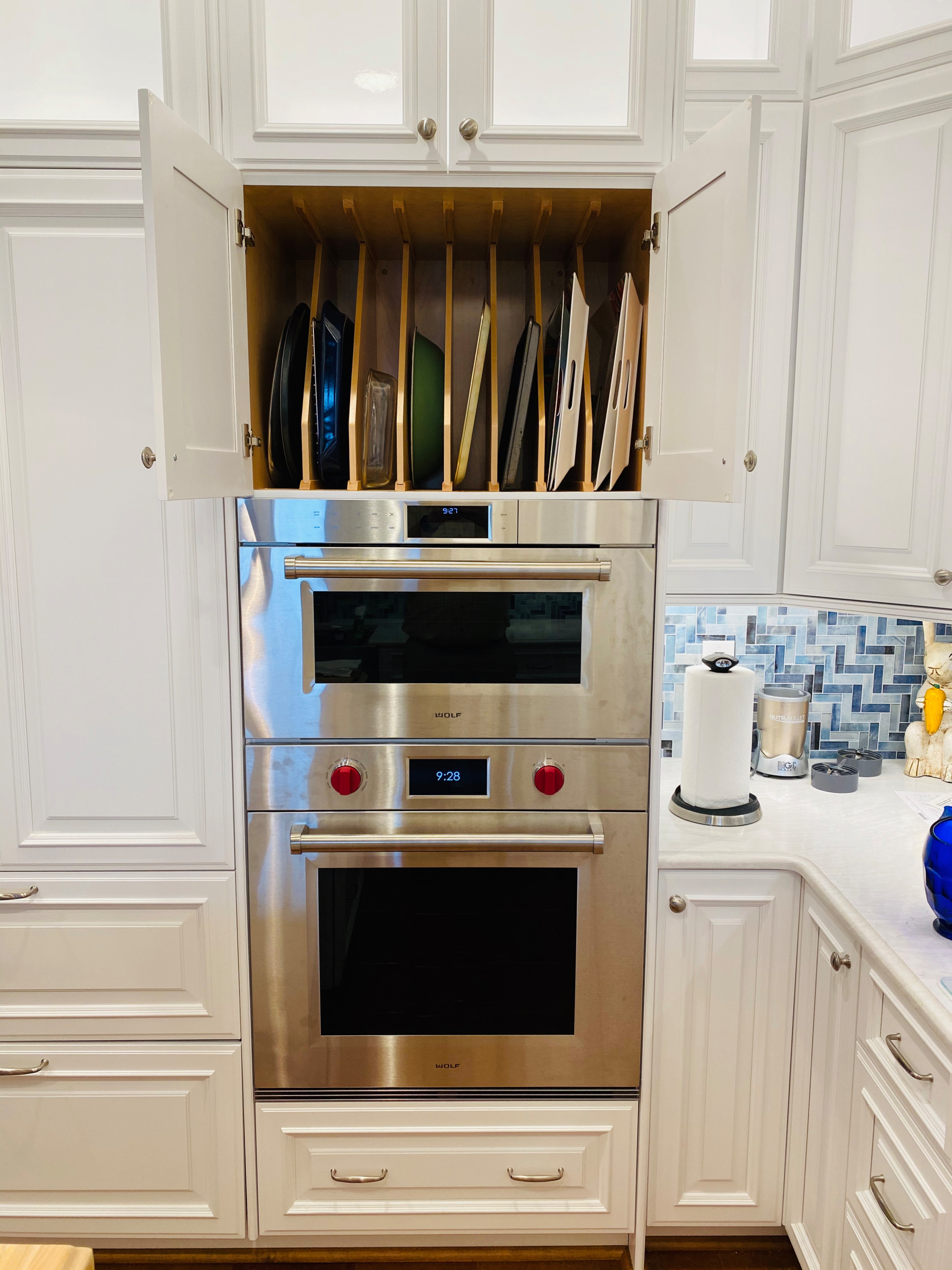 Kitchen DIY: Adding Cookie Sheet & Tray Storage Above the Oven – Taking on  Today