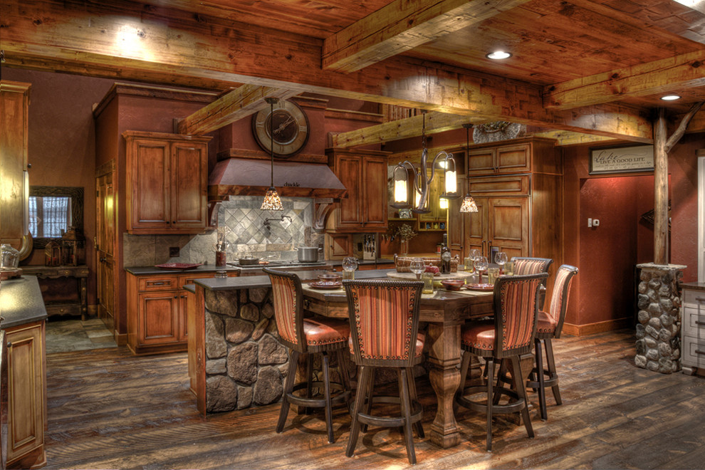 Trout Lake 1 Kitchen - Rustic - Kitchen - Minneapolis - by Lands End ...