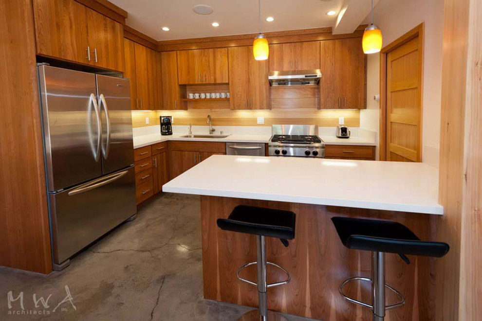 Truckee 04 Midcentury Kitchen Sacramento by MWA, Inc. Houzz