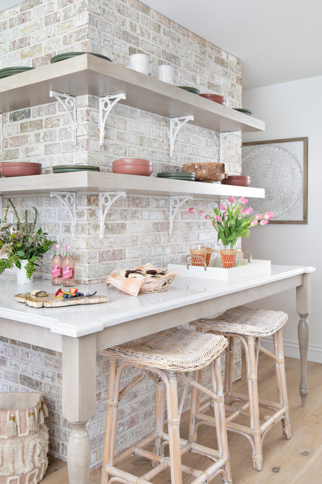 Inspiration for a shabby-chic style kitchen remodel in Miami
