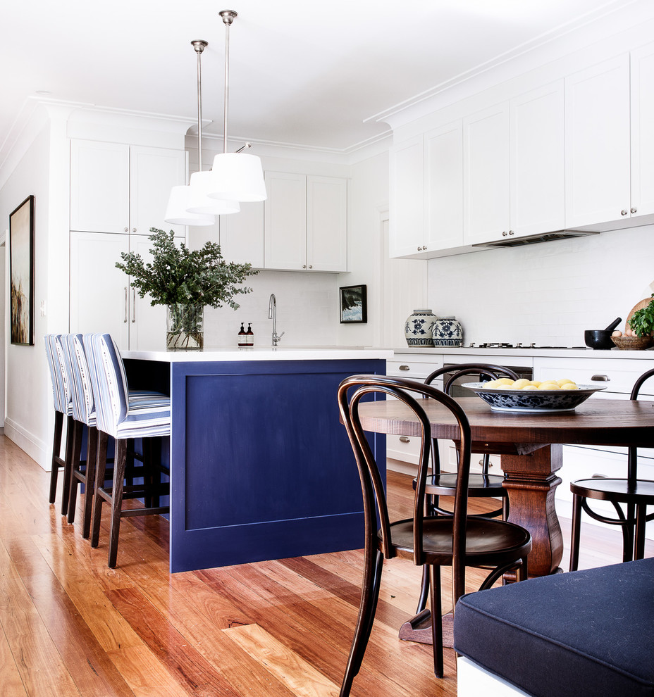 Inspiration for a transitional kitchen remodel in Sydney