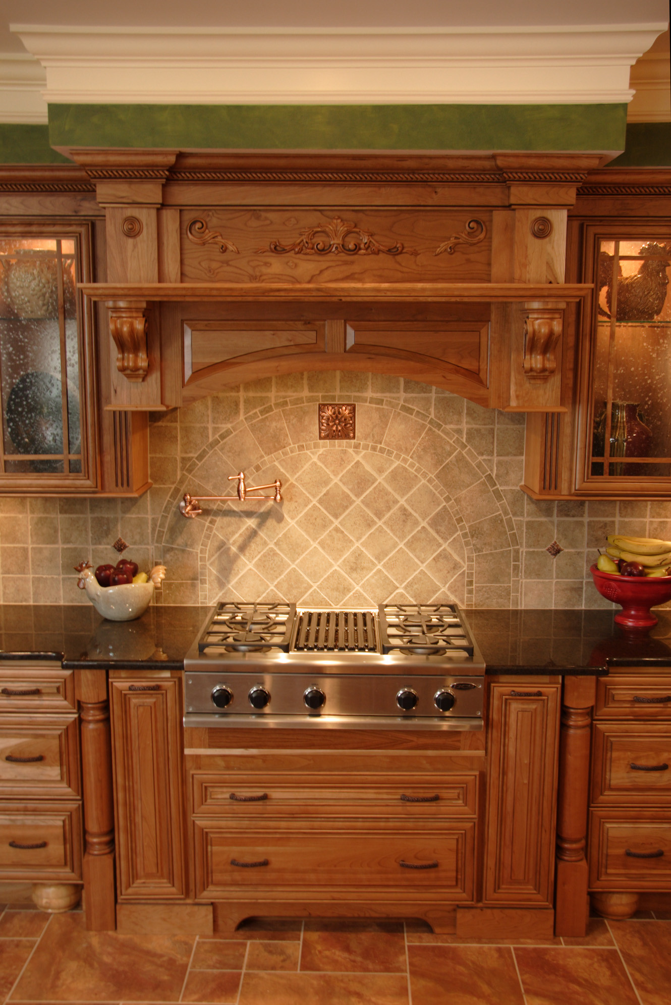 tuscan back splash