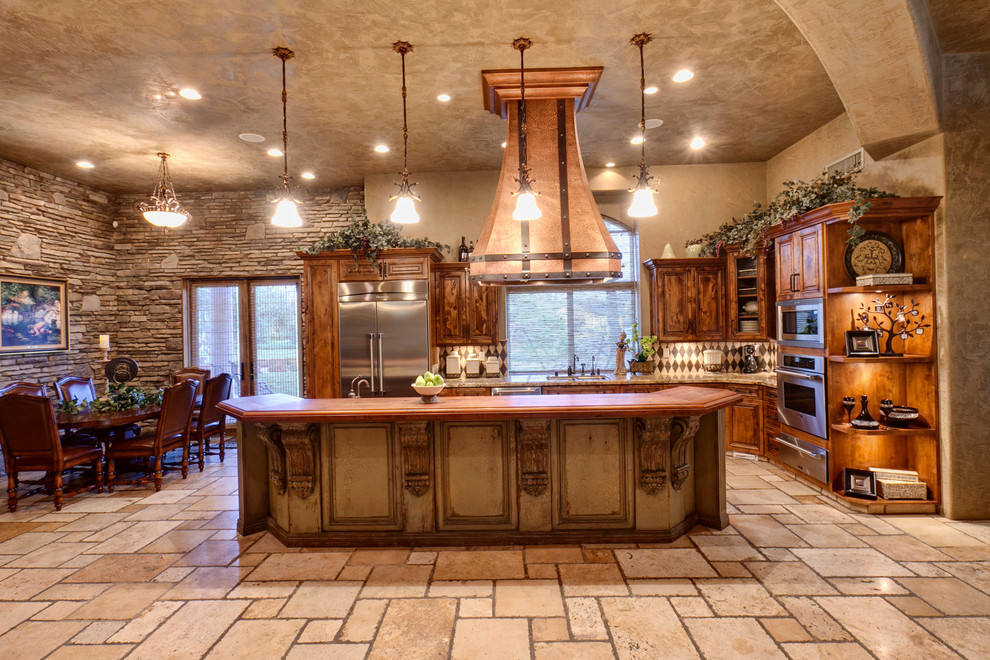 Tuscan kitchen photo in Other