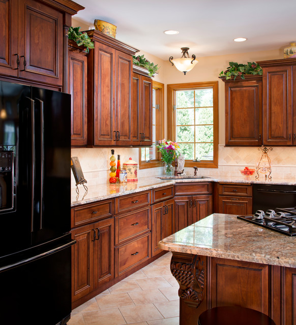 Tuscan theamed kitchen Remodel Kitchen St Louis by Carpets Plus