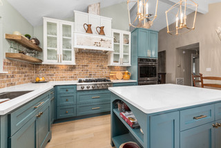 75 Turquoise Kitchen Ideas You'll Love - January, 2024