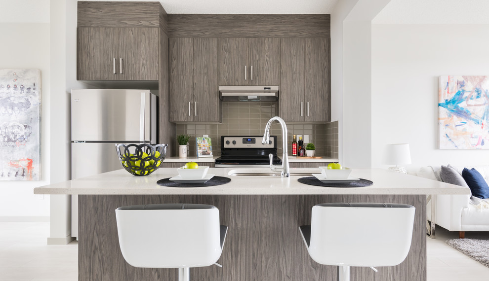 Twin Brooks Townhomes The Oliver Modern Kitchen Edmonton by