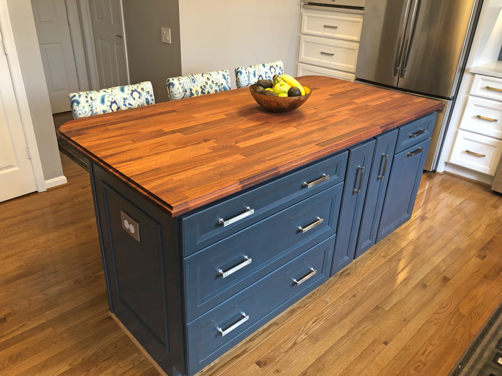 TwoTone Kitchen Design in Bowie Transitional Kitchen DC Metro