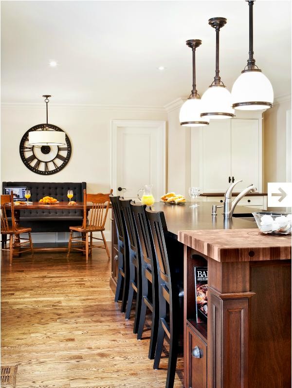 Two tone kitchen Traditional Kitchen Montreal by Jazzy Manufacture and Design Houzz