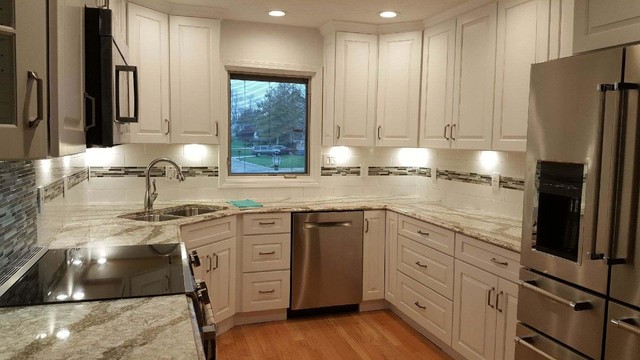 U Shape Kitchen Remodel After Kitchen Other by American