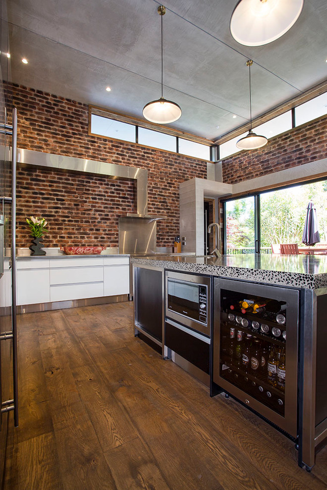 kitchen drinks fridge