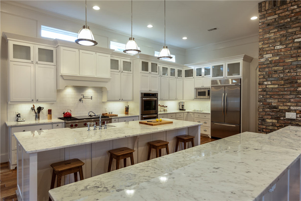 Underwood Transitional Kitchen Houston by Legion Custom Home