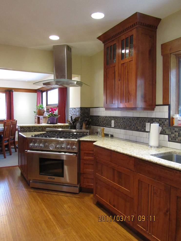 This is an example of a bohemian kitchen in Salt Lake City.