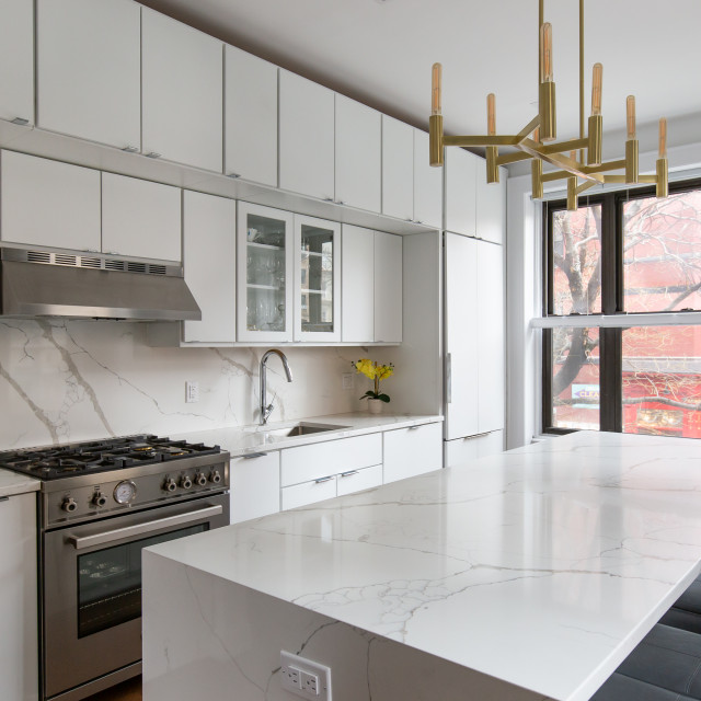 Upper West Side Modern Kitchen Design モダン キッチン ニューヨーク Gotham