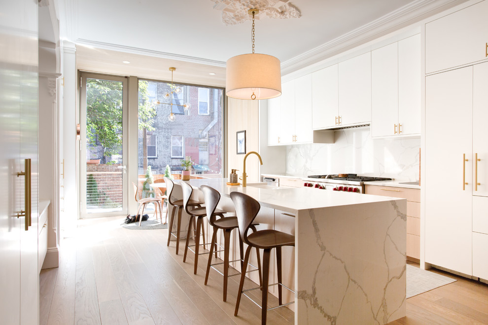 Uptown Brownstone 2 - Transitional - Kitchen - New York - by Mowery ...