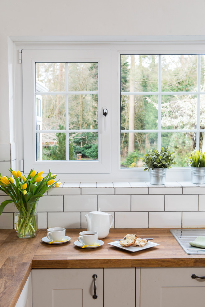 UPVC Casement Windows Modern Kitchen Hertfordshire by Everest