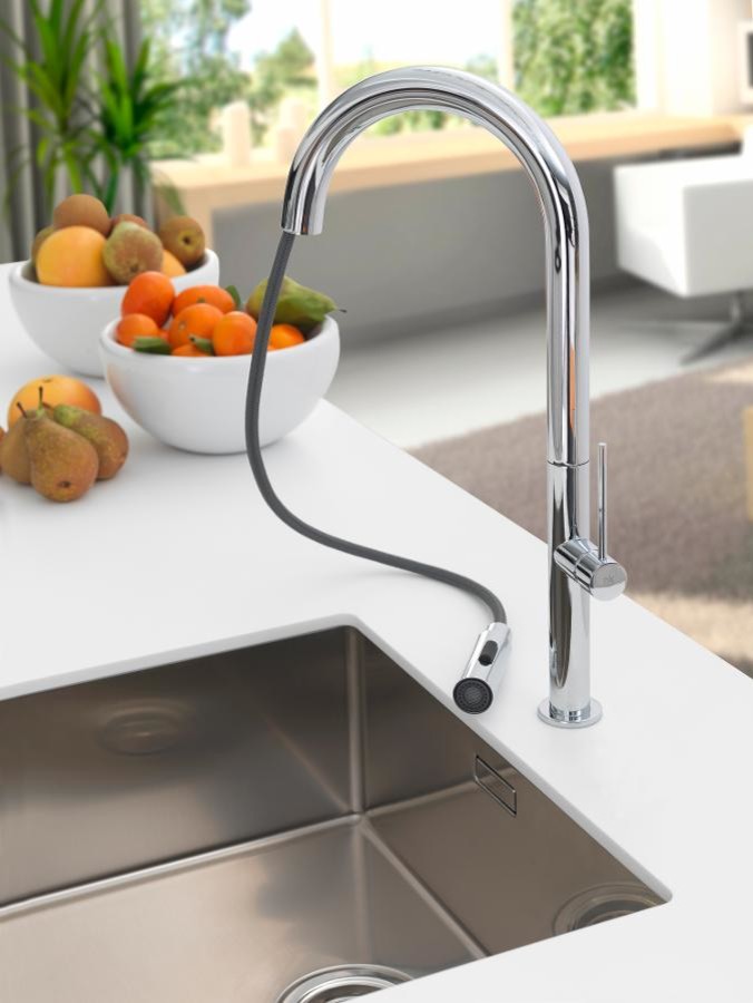 Urban Kitchen Faucet Kitchen New York by PORCELANOSA Group Houzz