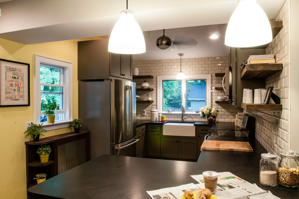 Urban Kitchen in the Burbs - Transitional - Kitchen - New York - by ...