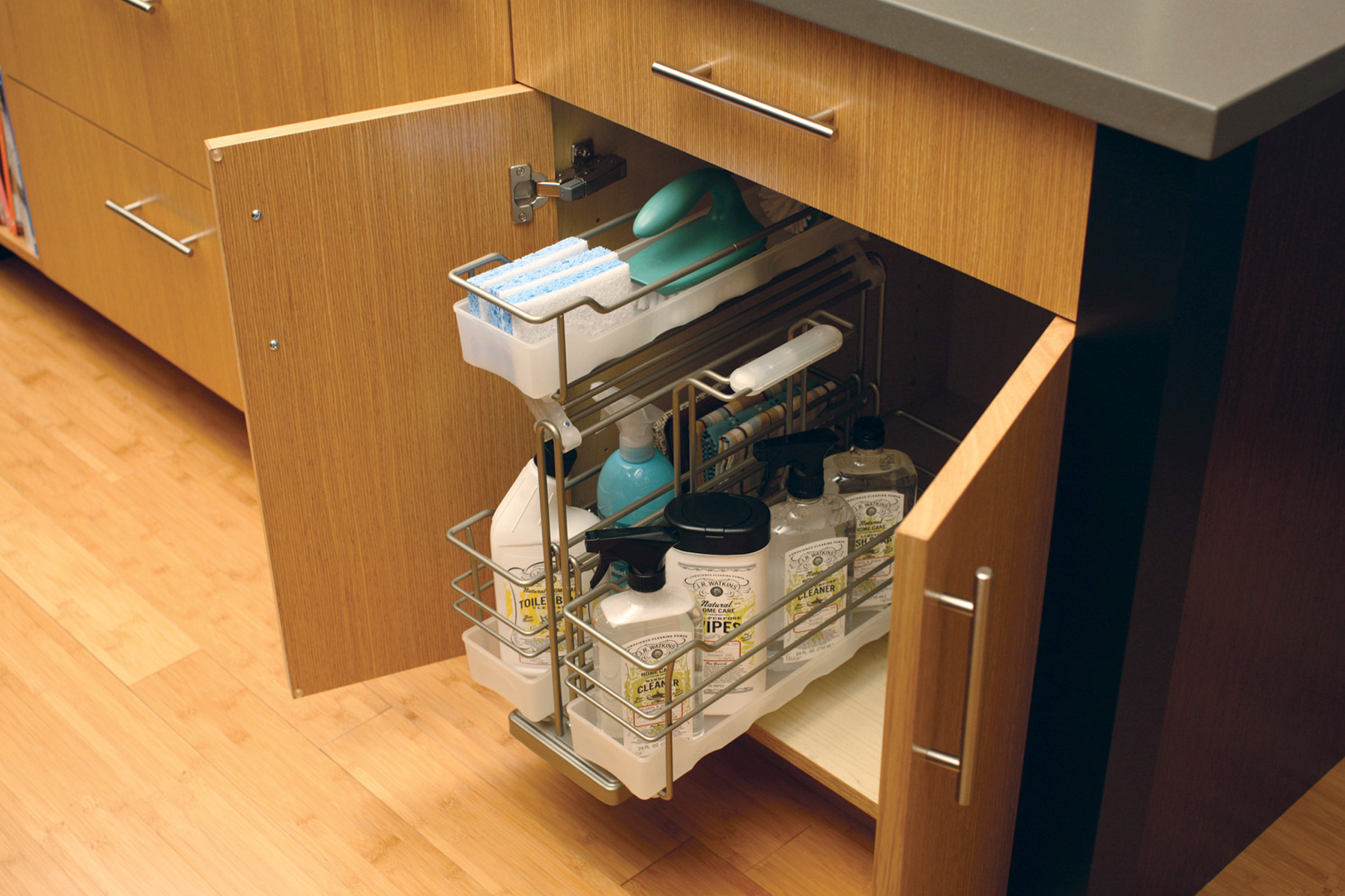 17 Ways to Organise Your Under-sink Kitchen Cabinet