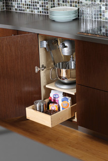 KitchenAid Mixer Storage Idea - Contemporary - Kitchen - Richmond - by  Abundance Organizing