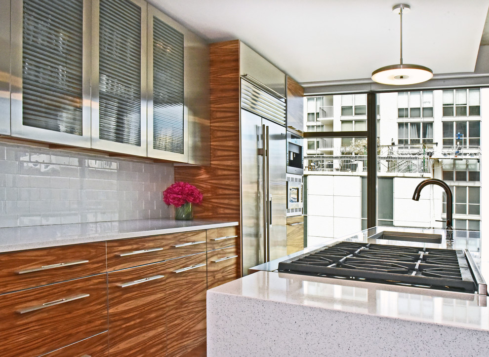 Veneer Kitchen Modern Kitchen Chicago by Barrington Wood Works