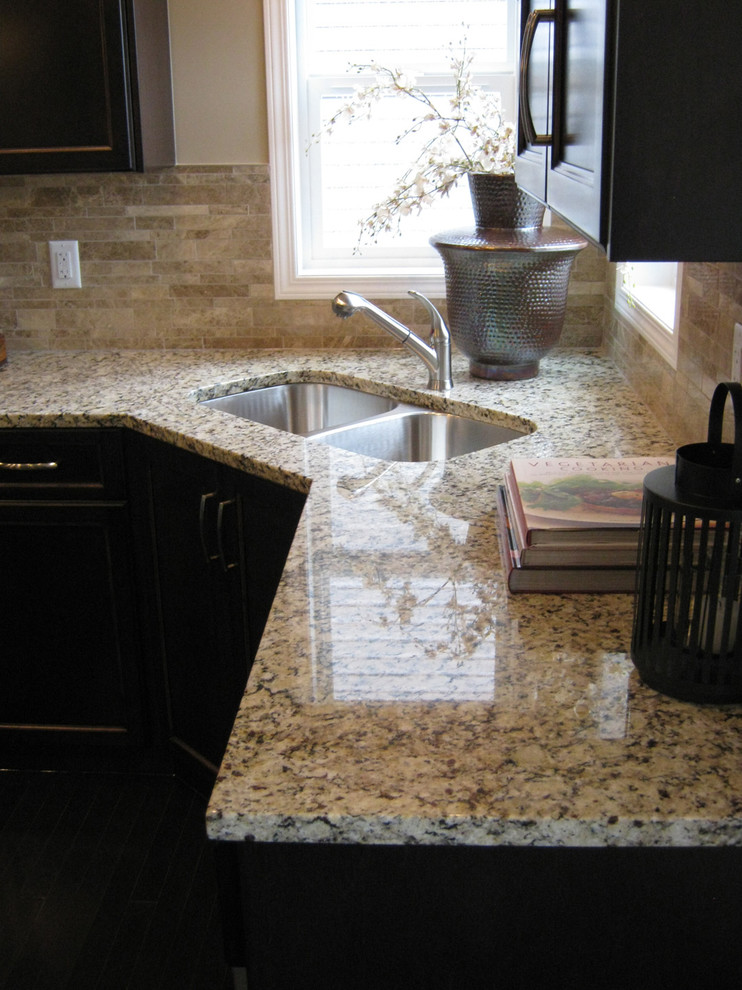 Ice Granite Transitional Kitchen Calgary by ICON Stone