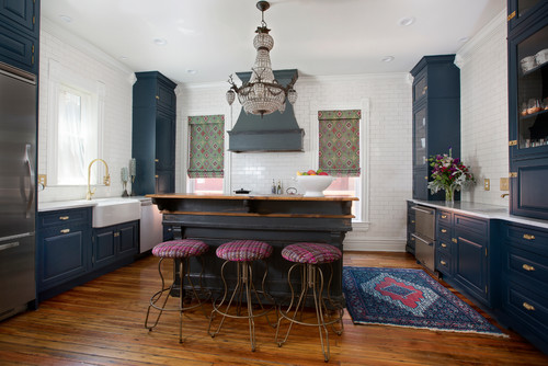 Purple & Blue Kitchen Color Scheme