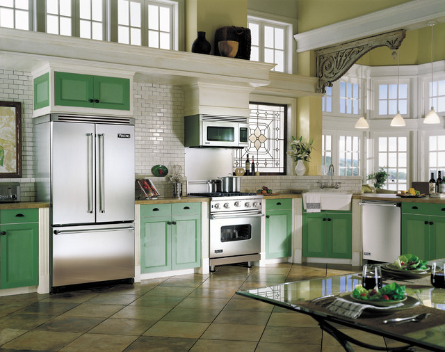 Viking Appliances Transitional Kitchen New York by AJ Madison
