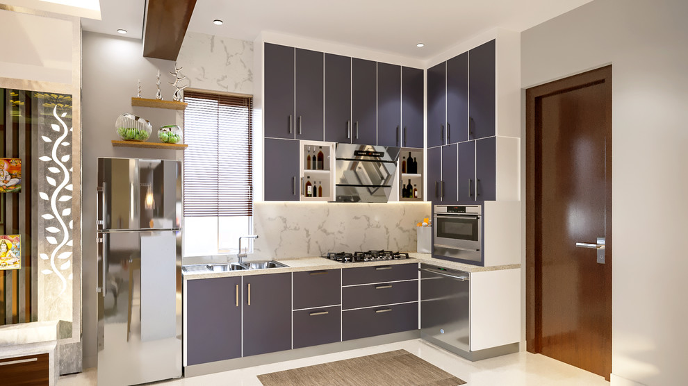 Villa interior designers in Hyderabad Contemporary Kitchen