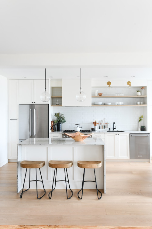 32+ White Tile Backsplash with White Grout (CLEAN & TIMELESS)