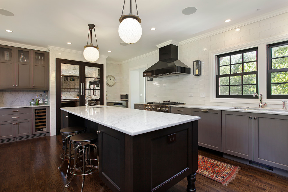 Vintage Suburban Home - Traditional - Kitchen - Chicago - by Luxe Nest ...