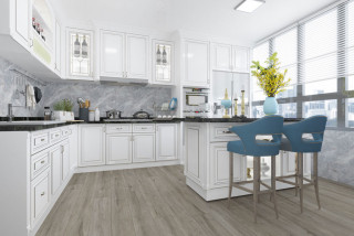 Vinyl Wood Plank Flooring In The Kitchen Traditional Kitchen Philadelphia By Avalon Flooring Houzz