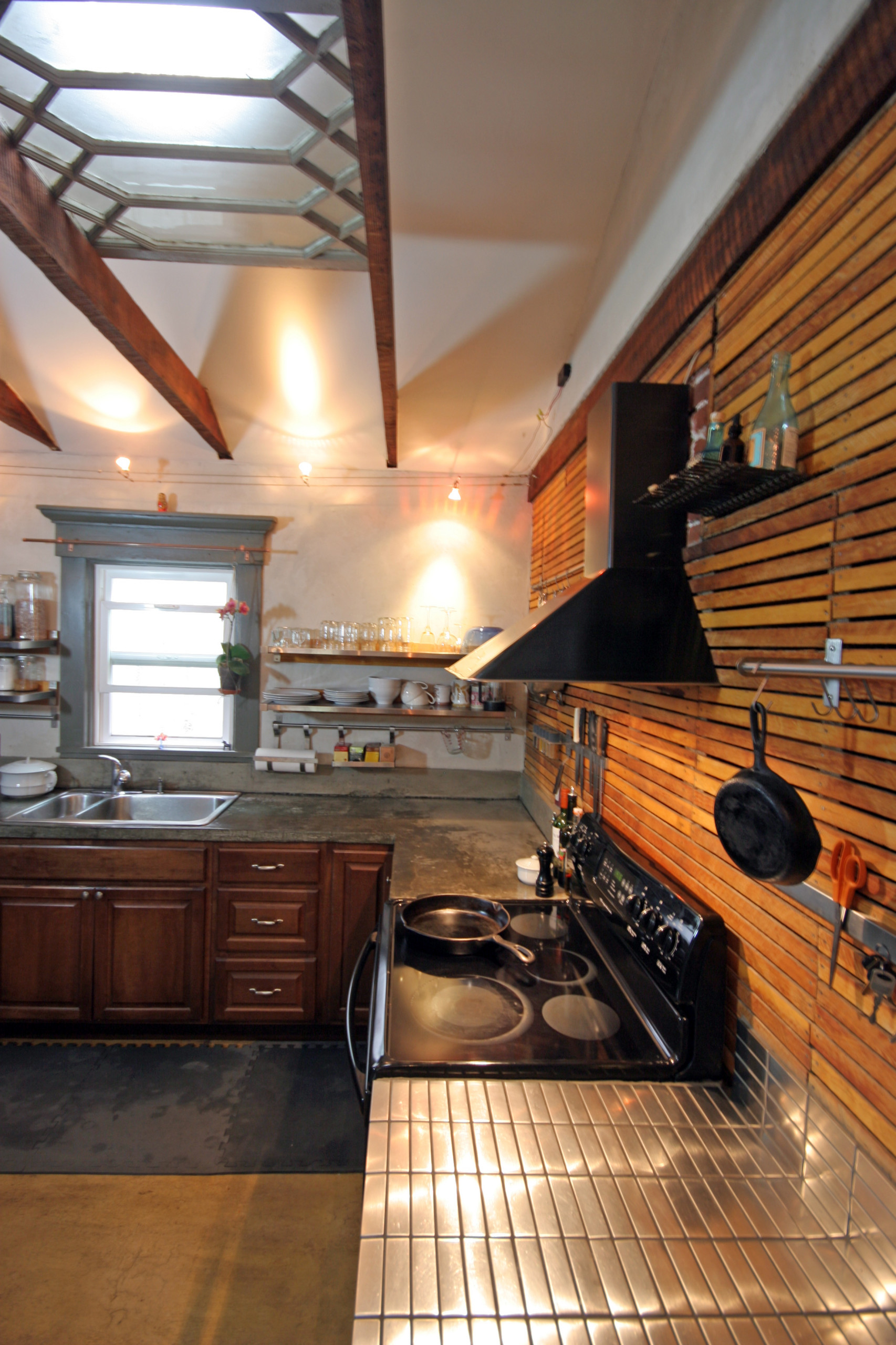 Wabi Sabi Kitchen Design Build Contemporary Portland By Dioxua Houzz Wabi Sabi Kitchen Design Build, Hanging Kitchen Cabinets On Lath And Plaster Walls