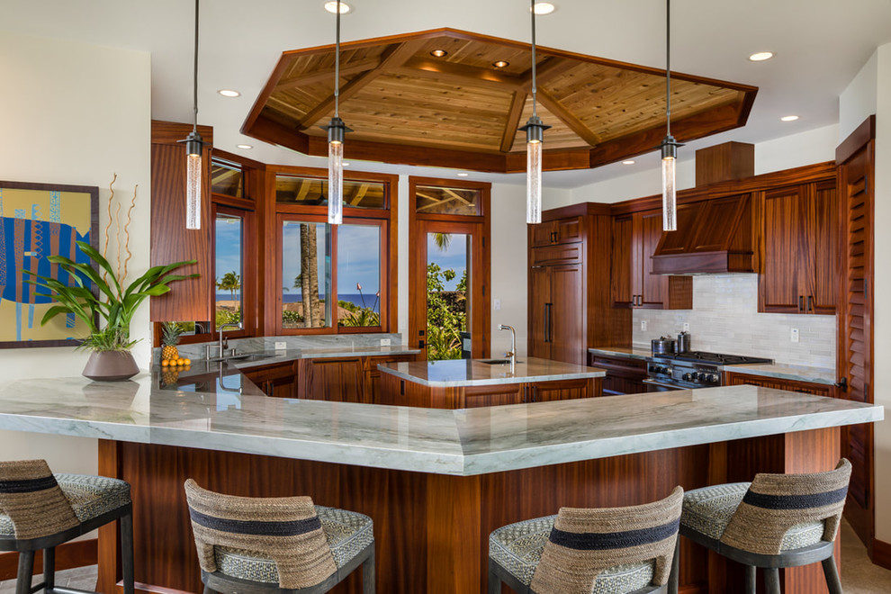 Inspiration for a tropical kitchen remodel in Hawaii