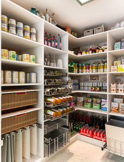 How to Organize an L-Shaped Pantry  L shaped pantry, Pantry shelving, Kitchen  organization pantry
