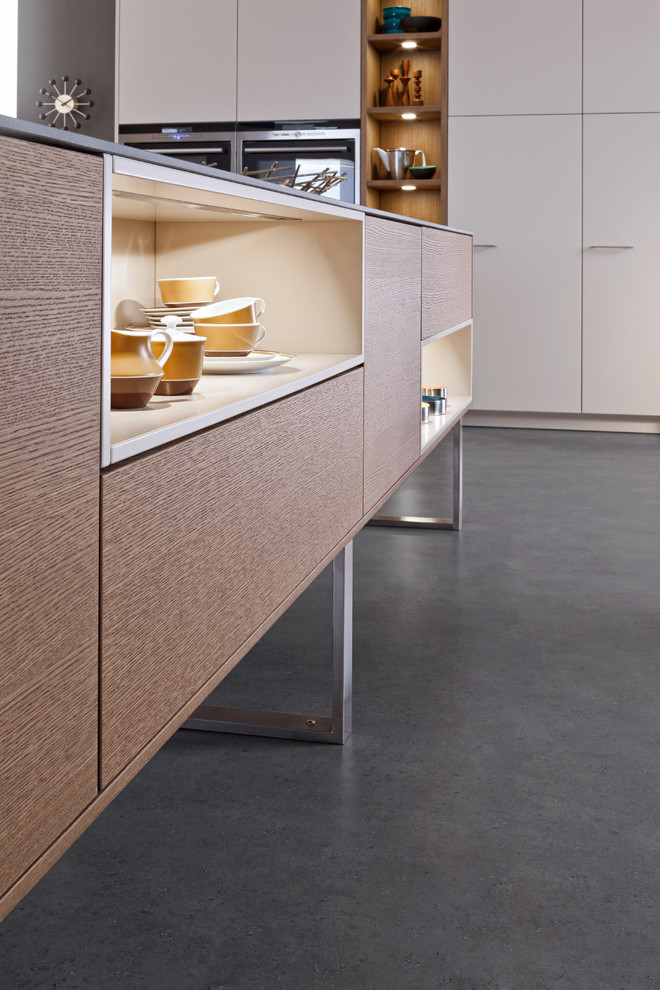 WallHung Kitchen Contemporary Kitchen San Francisco by Leicht