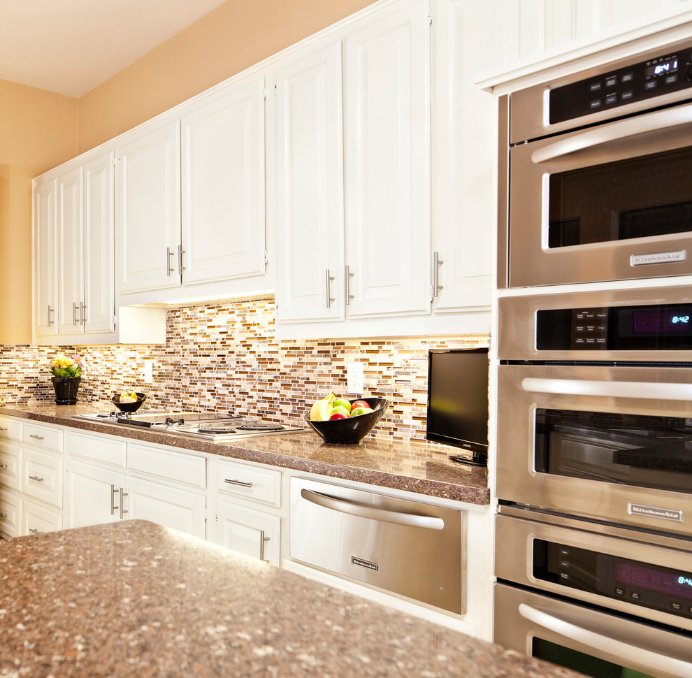 Wall Ovens & Warming Drawer Transitional Kitchen Dallas by