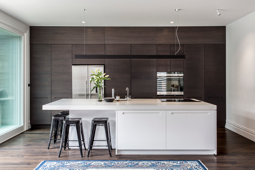 Moderne Küche in Auckland